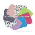 new arrival 100% cotton custom pure color lovely animal pattern baby wash cloth